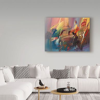Trademark Fine Art Garden Abstract Canvas Wall Art