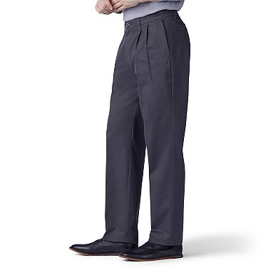 Men's Lee Total Freedom Relaxed-Fit Comfort Stretch Pleated Pants
