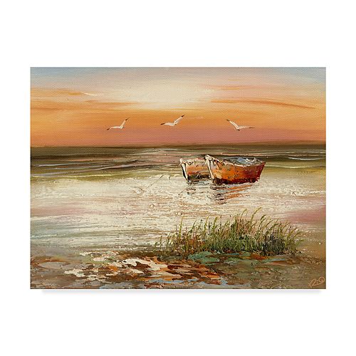 Trademark Fine Art Florida Sunset Canvas Wall Art