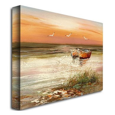 Trademark Fine Art Florida Sunset Canvas Wall Art