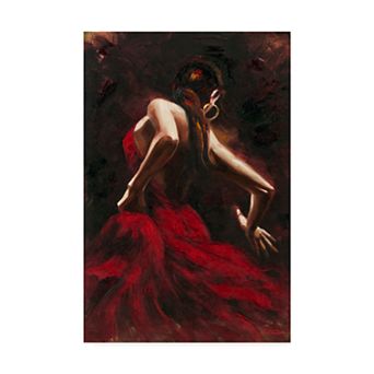 Trademark Fine Art Flamenco Dancer Canvas Wall Art