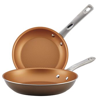 Ayesha Curry Home Collection Porcelain Enamel Nonstick Skillet Twin Pack