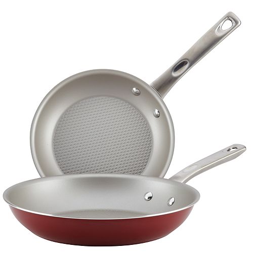 Ayesha Curry Home Collection Porcelain Enamel Nonstick Skillet Twin Pack