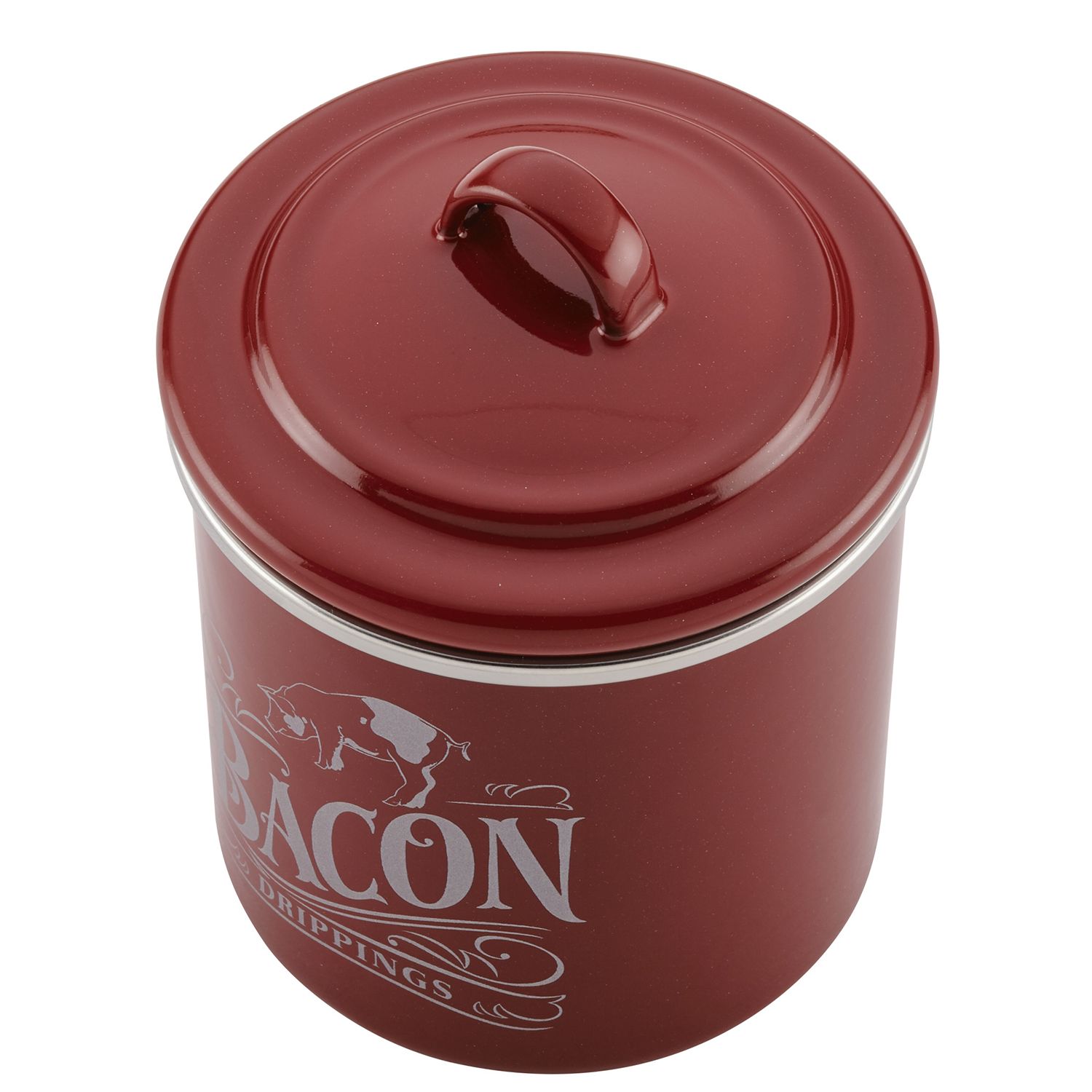 Ayesha Curry Enamel on Steel Bacon Grease Can