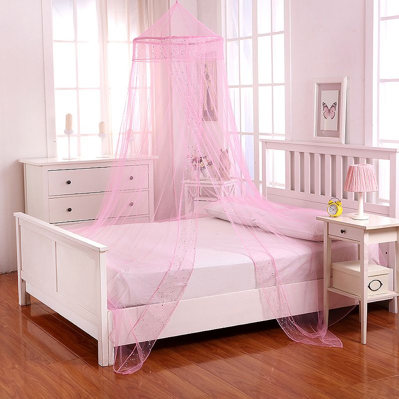 Casablanca Kids Galaxy Sheer Collapsible Hoop Bed Canopy, Pink, OTHER