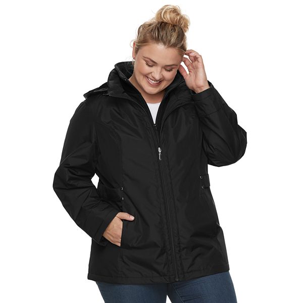 Plus Size d.e.t.a.i.l.s Hooded Anorak Jacket