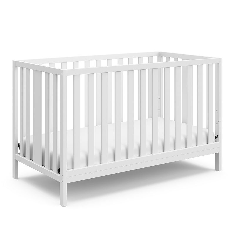 Storkcraft Pacific 4-in-1 Convertible Crib, White