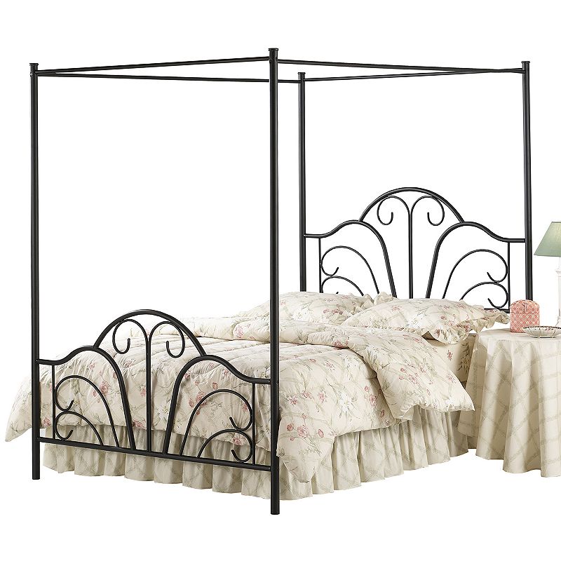 Hillsdale Furniture Dover Bed, Black, Queen