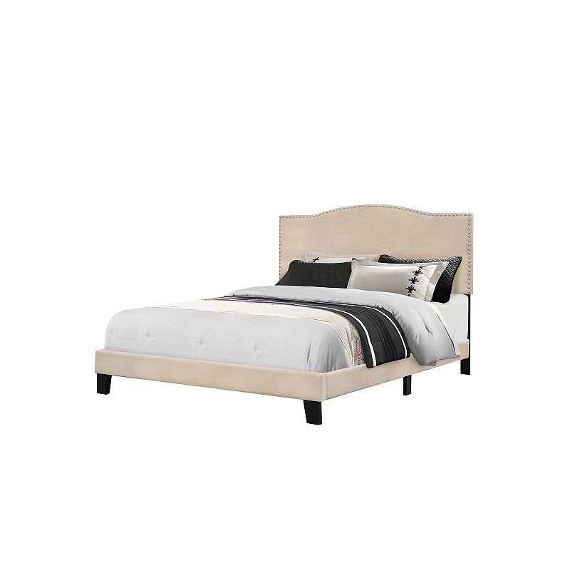 Hillsdale Furniture Kiley Bed, Beig/Green, King