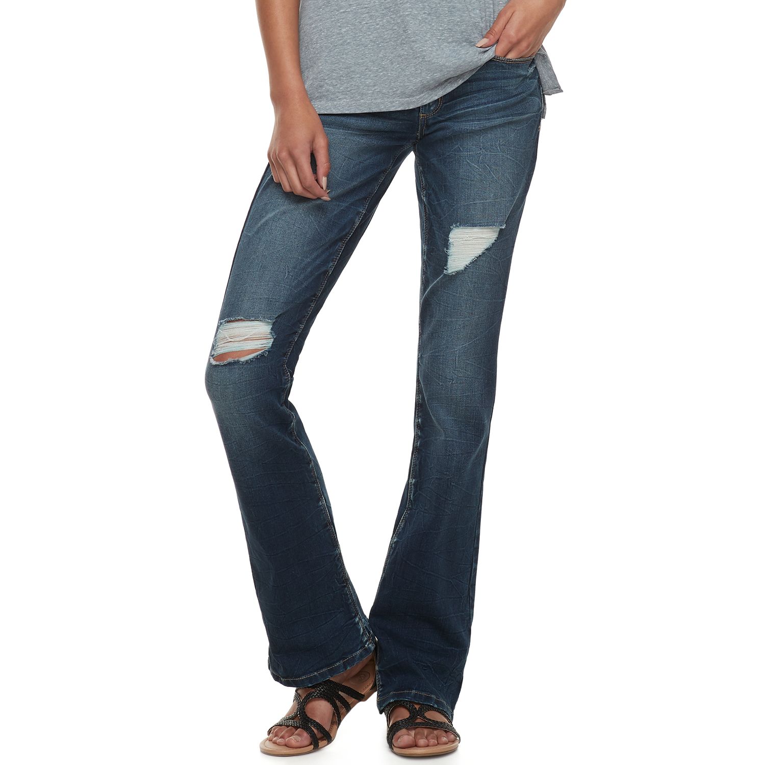mudd flx stretch skinny boot jeans