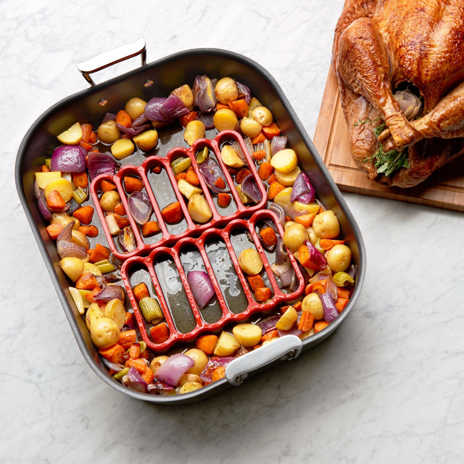 OXO Good Grips Silicone Roasting Rack - Thumbnail 3