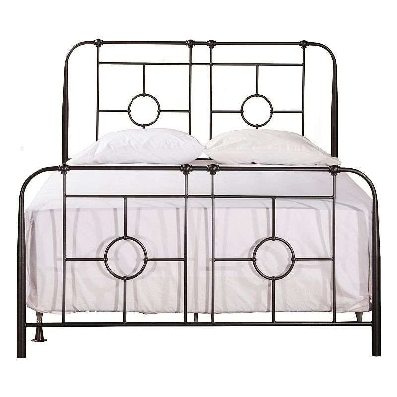Hillsdale Furniture Trenton Geometric Bed, Black, Queen