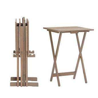 Linon TV Tray Table 5 pc Set