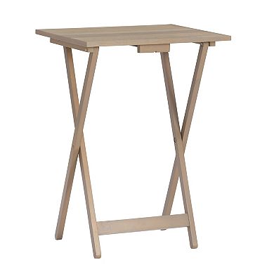 Linon TV Tray Table 5-piece Set