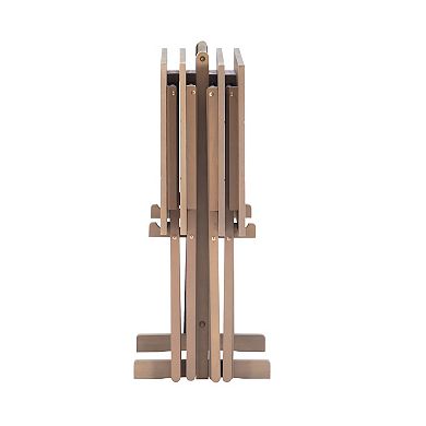 Linon TV Tray Table 5-piece Set