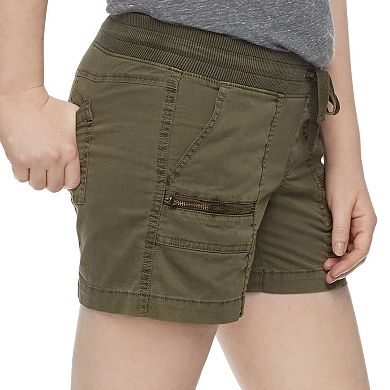 Women's Sonoma Goods For Life® Zipper Accent Pull-On Utility Shorts