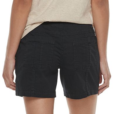 Women's Sonoma Goods For Life® Zipper Accent Pull-On Utility Shorts