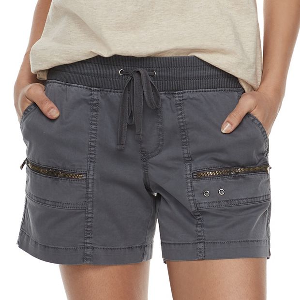 WOMENS SONOMA LIFE STYLE SKIMMER CARGO PETITE SHORTS SIZE 10P B44-415