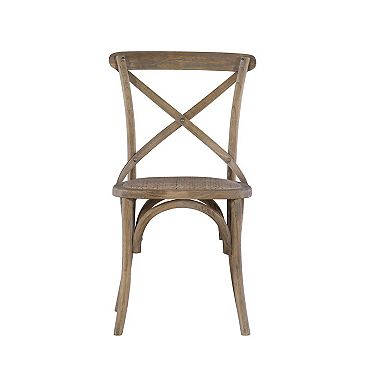 Linon Bentwood Rustic Dining Chair 2-piece Set