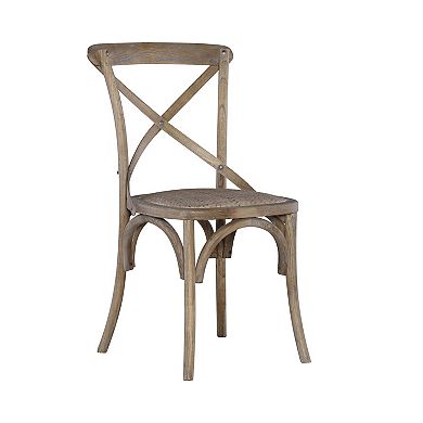 Linon Bentwood Rustic Dining Chair 2-piece Set