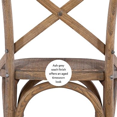 Linon Bentwood Rustic Dining Chair 2-piece Set