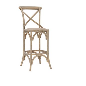 Linon French Country Wood Bar Stool
