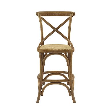 Linon French Country Wood Counter Stool