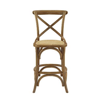 Linon French Country Wood Counter Stool 