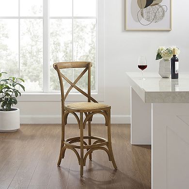 Linon French Country Wood Counter Stool 