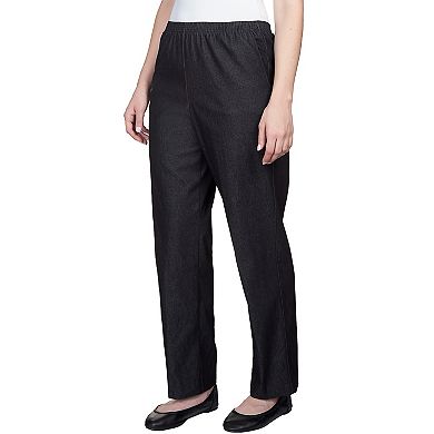 Petite Alfred Dunner Proportioned Denim Pants