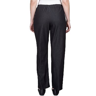 Petite Alfred Dunner Proportioned Denim Pants