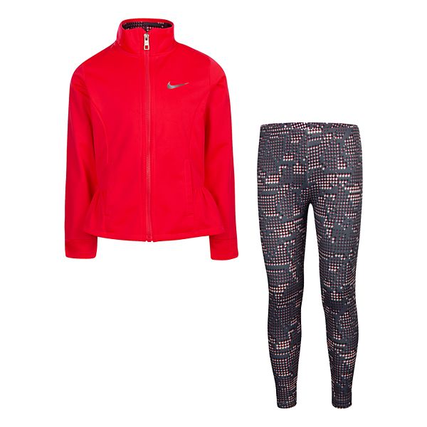 nike tights and jacket set