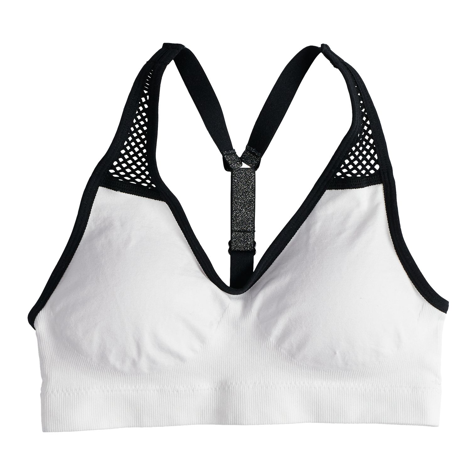 mesh t back bra