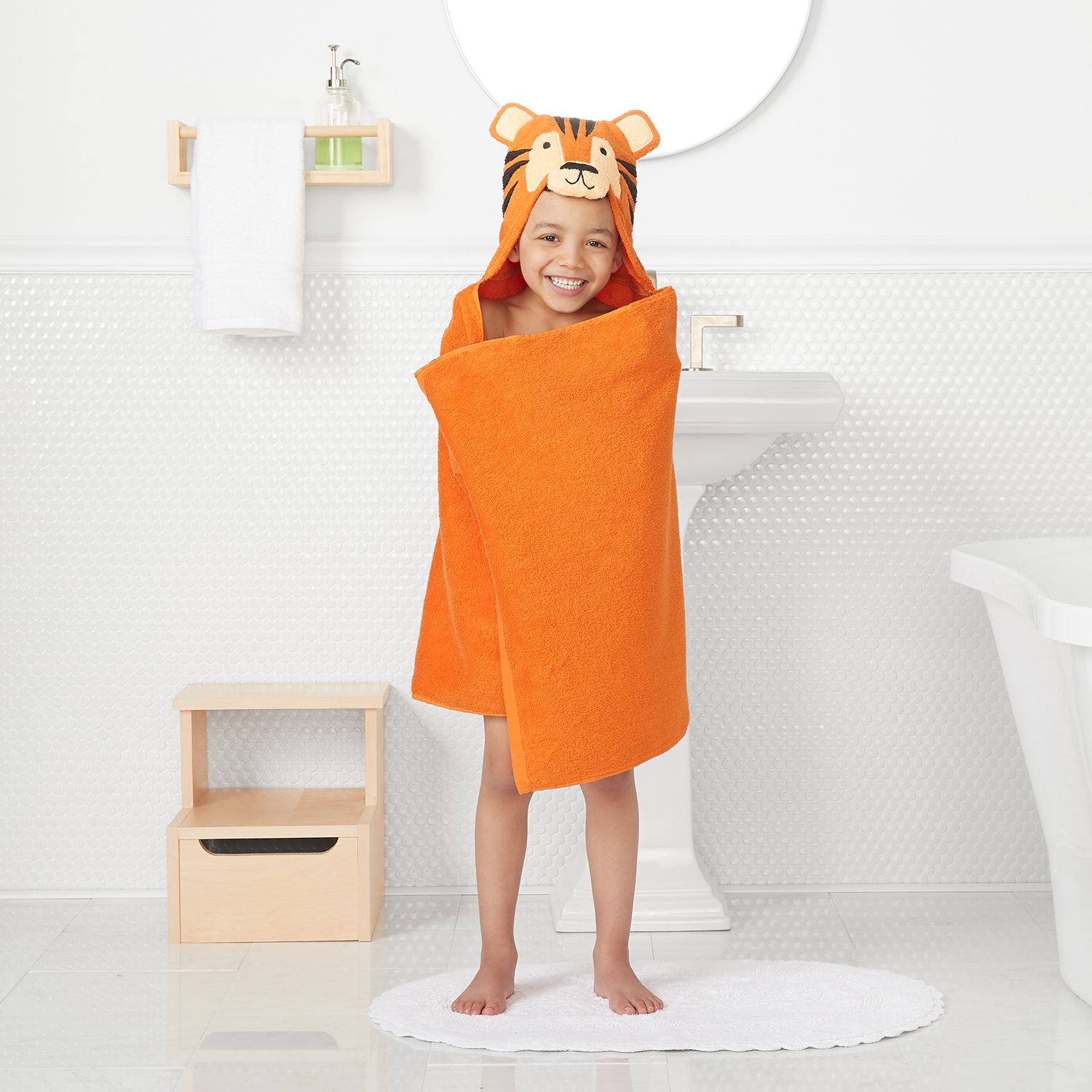 jumping beans hooded towel