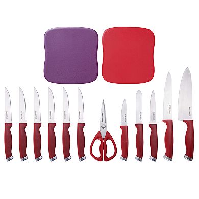 Farberware Self-Sharpening 15-pc. Knife Block Set with EdgeKeeper Technology