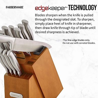 Farberware Edgekeeper 18-piece Forged Stainless Steel Cutlery Set