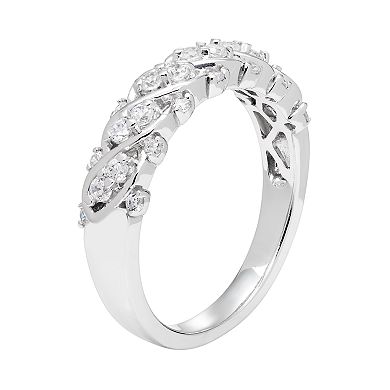 Lovemark 10k White Gold 3/8 Carat T.W. Diamond Ring
