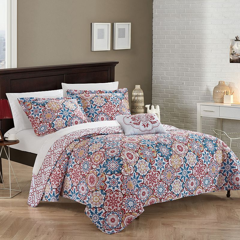 70936904 Chic Home Aspen Quilt Set, Pink, Queen sku 70936904