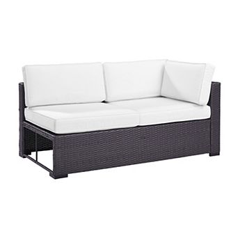 Crosley Biscayne Patio Wicker One Arm Loveseat
