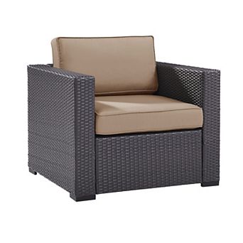 Crosley Biscayne Patio Wicker Arm Chair