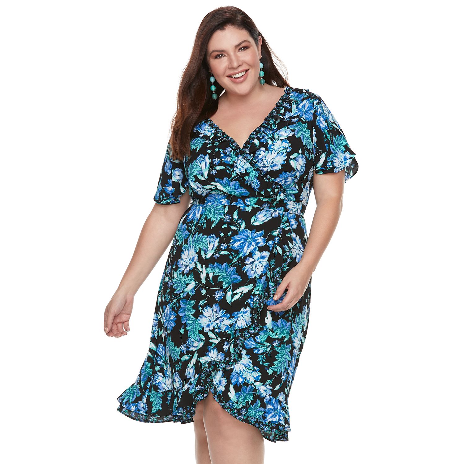 kohls wrap dress