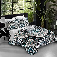 Chic Home Safira 5 Piece Paisley Quilt Set King