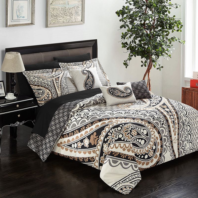 70945921 Chic Home Del Mar 10-piece Comforter Bedding Set,  sku 70945921