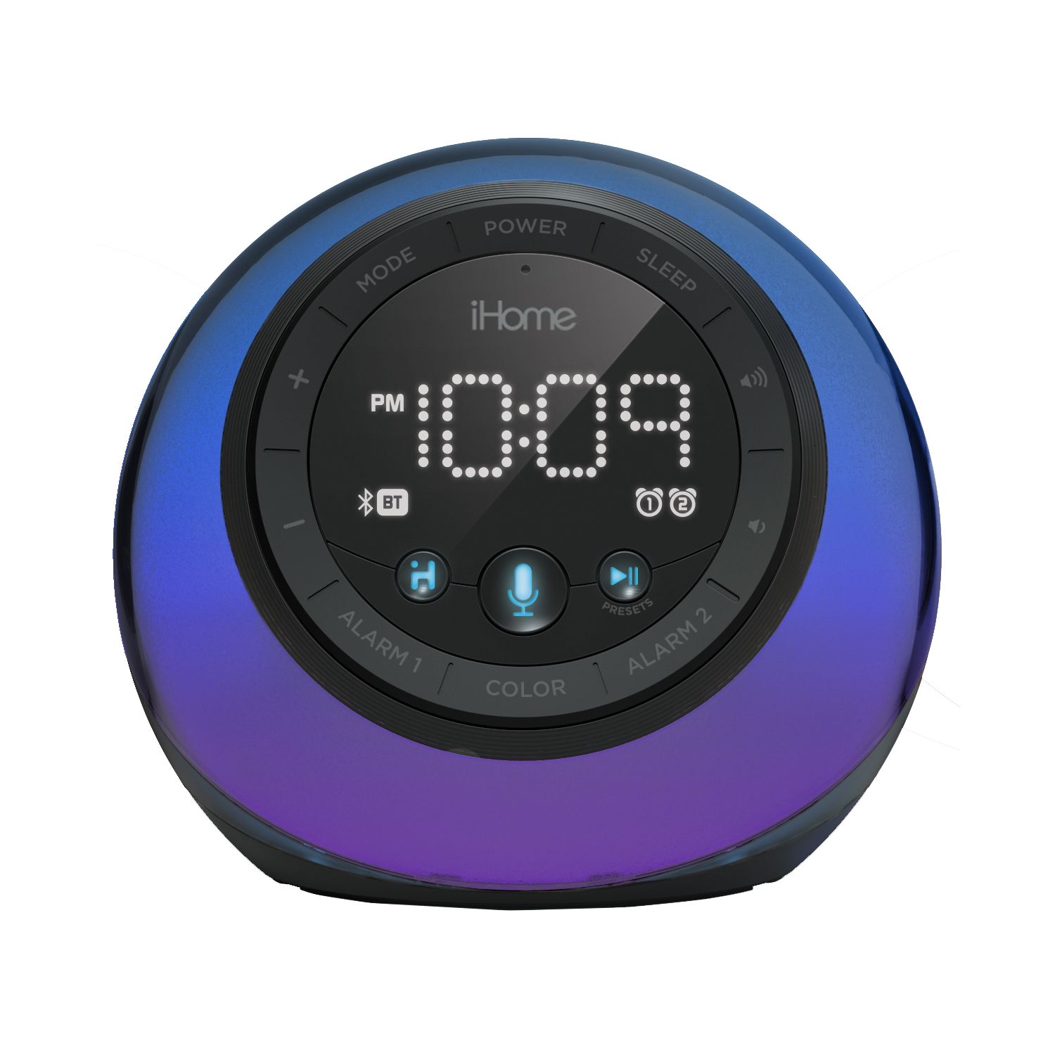 ihome colour changing alarm clock