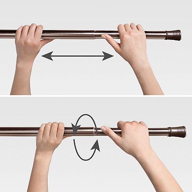 Sonoma Goods For Life™ Basic End Cap Steel Tension Shower Rod