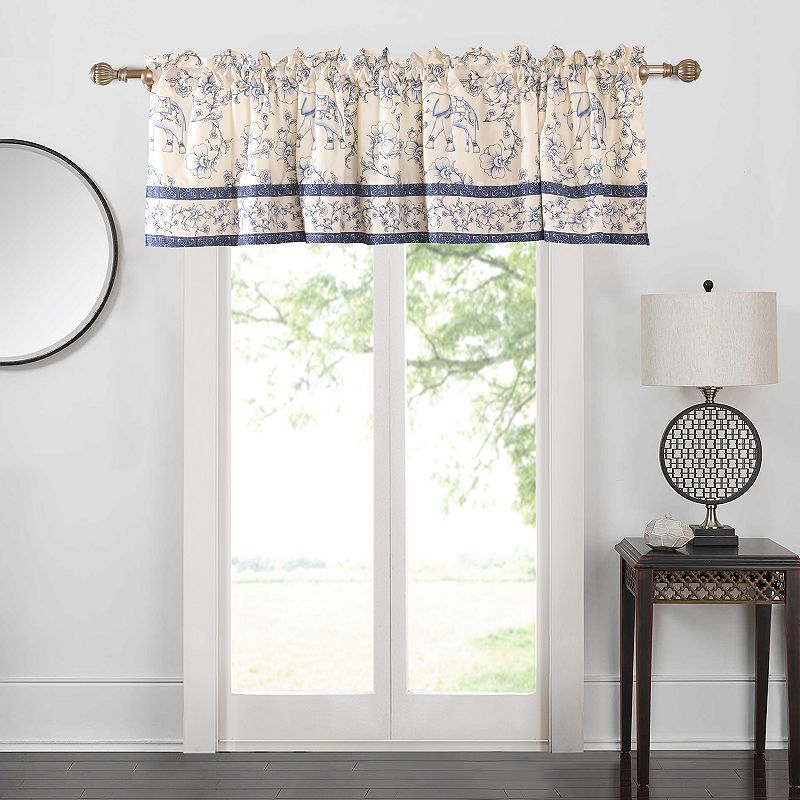 UPC 636047374172 product image for Saffi Window Valance, Blue | upcitemdb.com