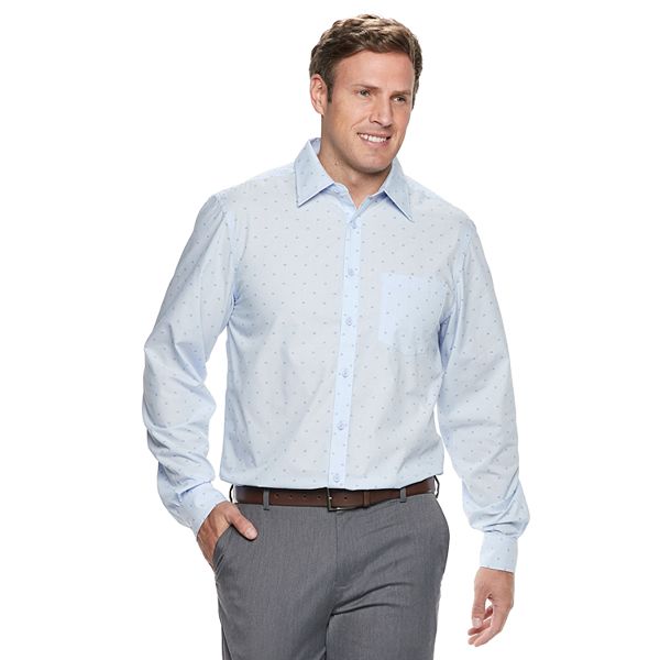Big & Tall Haggar Modern-Fit Woven Button-Down Shirt