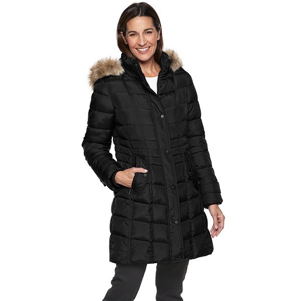 Women's TOWER by London Fog Hooded Puffer Heavyweight Jacket