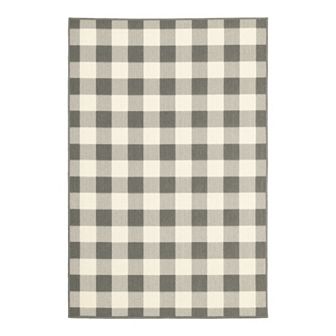 StyleHaven Mainland Gingham Plaid Indoor Outdoor Rug