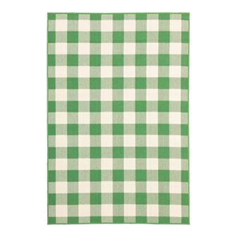 StyleHaven Mainland Gingham Plaid Indoor Outdoor Rug